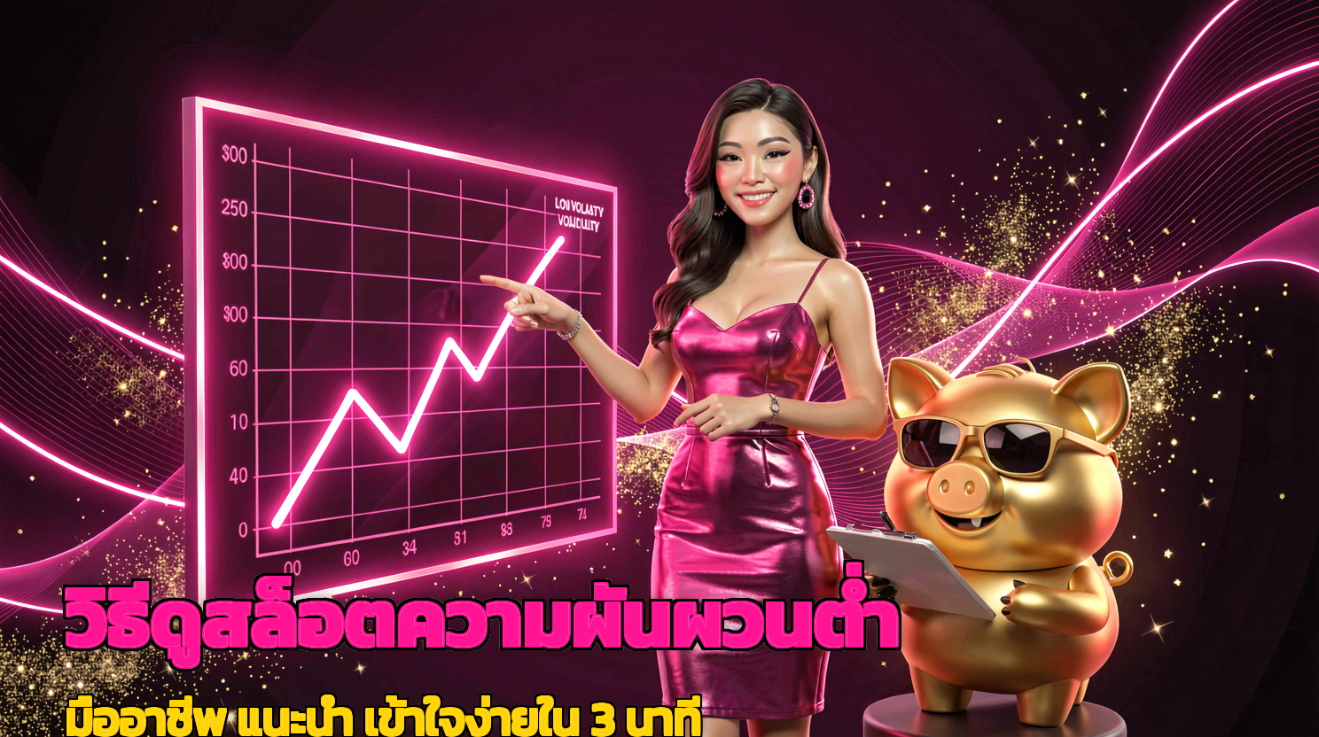 วิธีดูสล็อตความผันผวนต่ำ